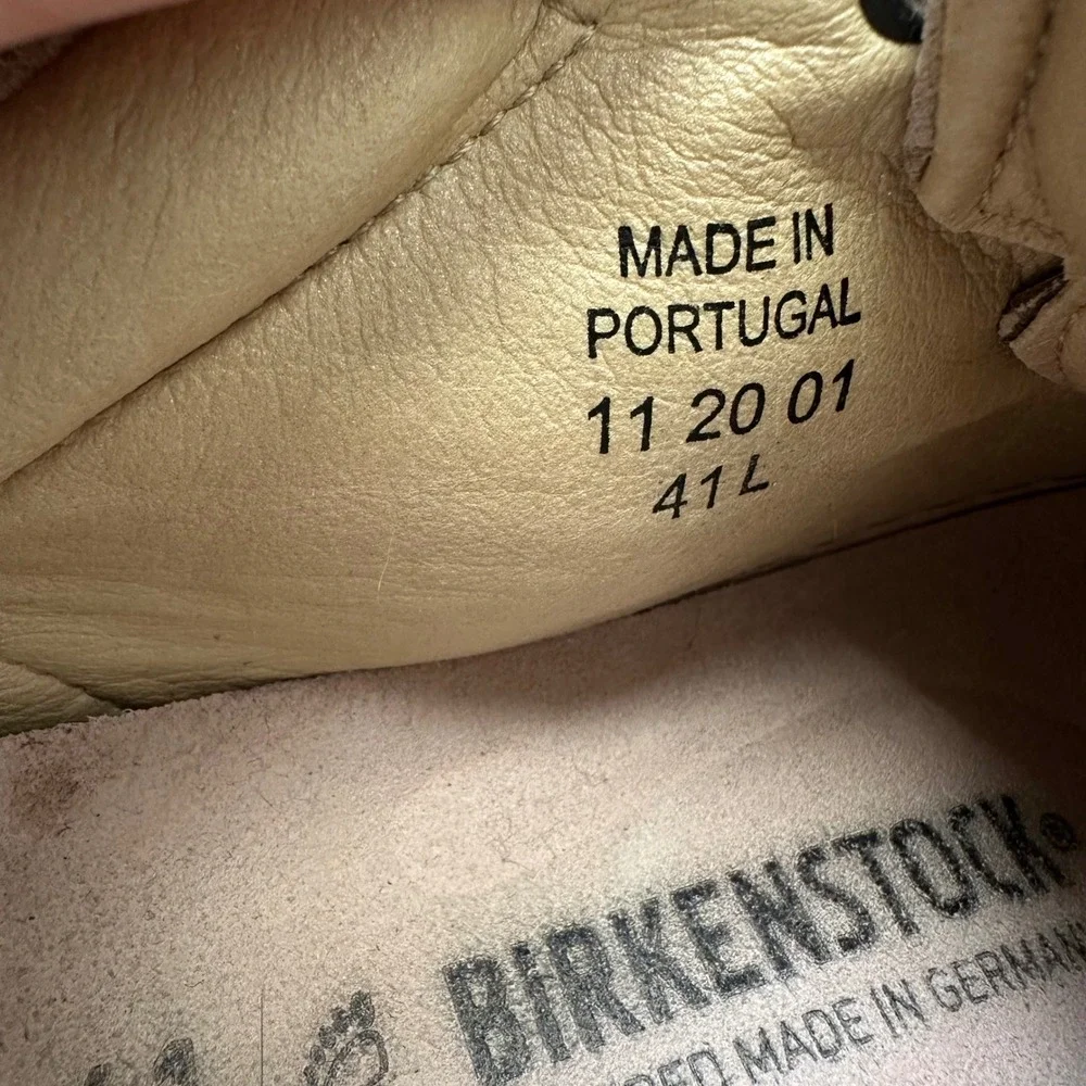 Birkenstock Bend Low Sneakers Mens 8 Womens 10 Sand Suede Good‎ Gum Sole EU 41